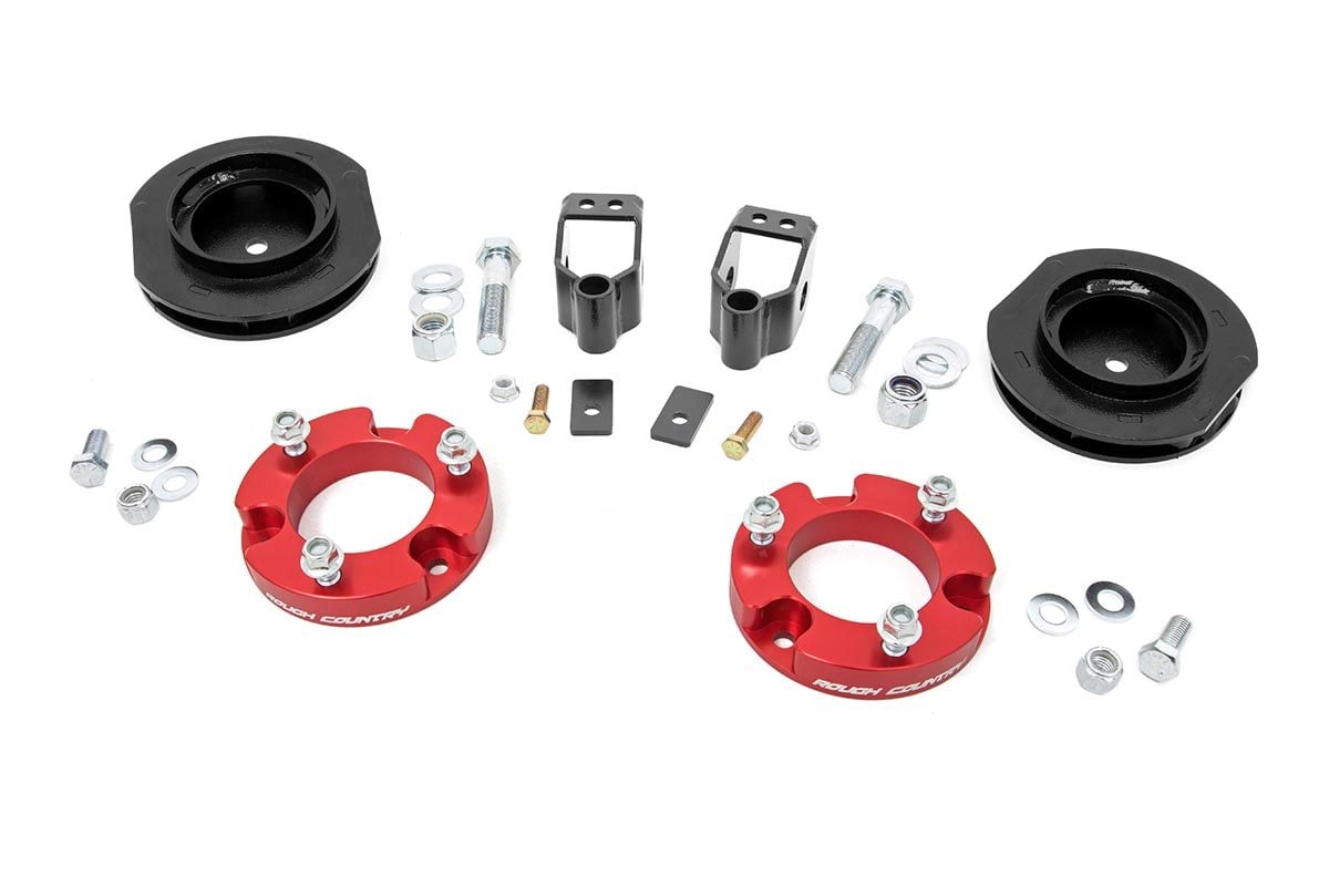 2 Inch Lift Kit | X-REAS | Red Spacers | Toyota 4Runner (10-23) - Off Road Canada