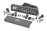 Black Series LED Light | 12 Inch | Dual Row | White DRL - Off Road Canada