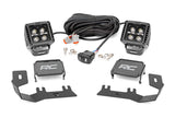 LED Ditch Light Kit | 2in Black Pair | White DRL | Chevy/GMC 1500 (14-18) - Off Road Canada