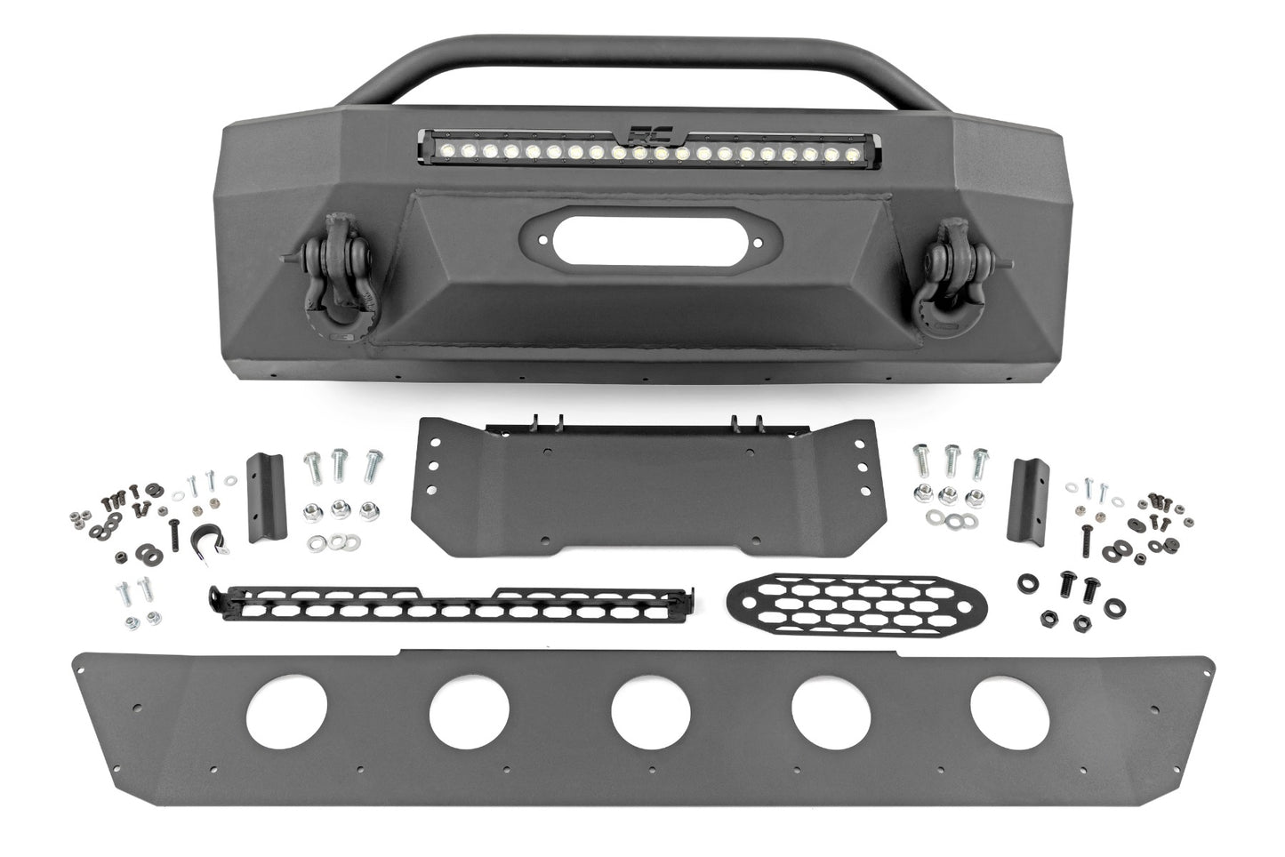 Front Bumper | Hybrid | 20" Blk LED | Toyota 4Runner 2WD/4WD (14-23) - Off Road Canada