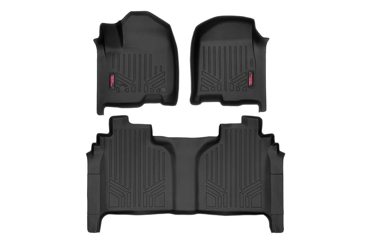 Floor Mats | FR & RR | FR Bucket | Crew | Chevy/GMC 1500/2500HD/3500HD 2WD/4WD - Off Road Canada