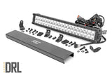 Chrome Series LED Light | 20 Inch | Dual Row | Amber DRL - Off Road Canada