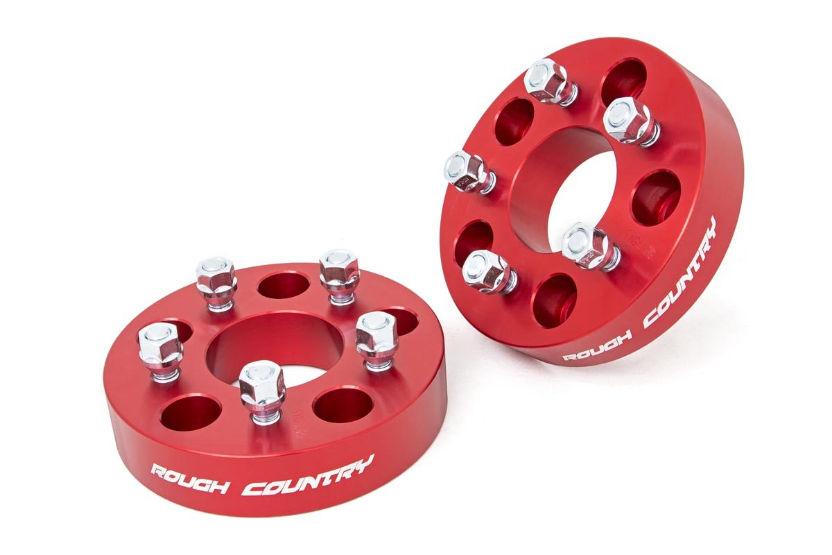 1.5 Inch Wheel Adapters | 5x5 to 5x4.5 | Red | Jeep Wrangler JK (07-18) - Off Road Canada