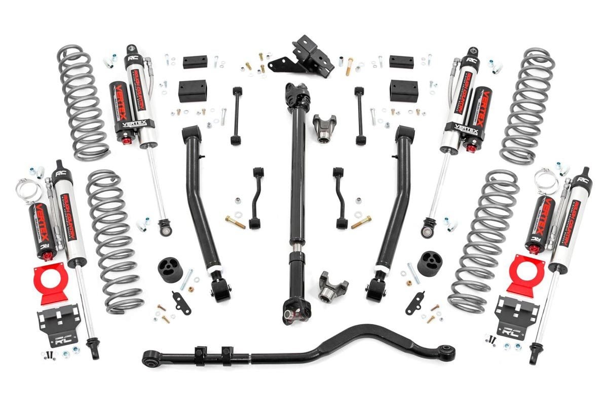 3.5 Inch Lift Kit | Adj Lower | FR D/S | Vertex | Jeep Wrangler JL (18-23) - Off Road Canada