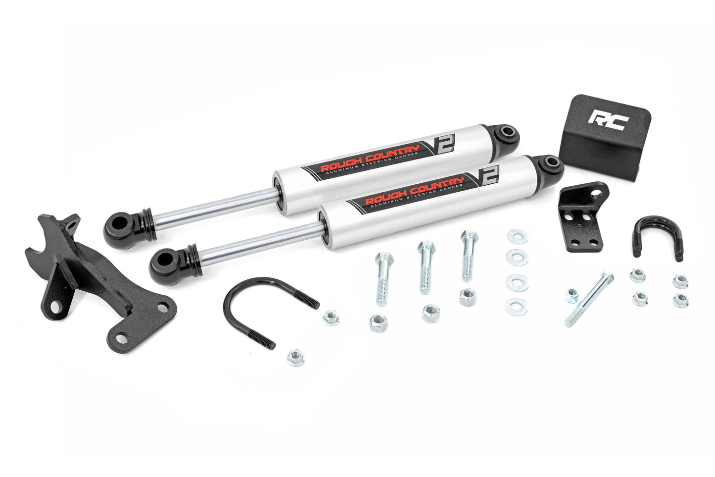 V2 Steering Stabilizer | Dual | 4 Inch Lift | Jeep Grand Cherokee WJ (99-04) - Off Road Canada