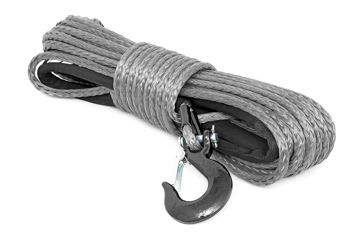 Synthetic Rope | 3/8 Inch | 85 Ft Length | Gray - Off Road Canada