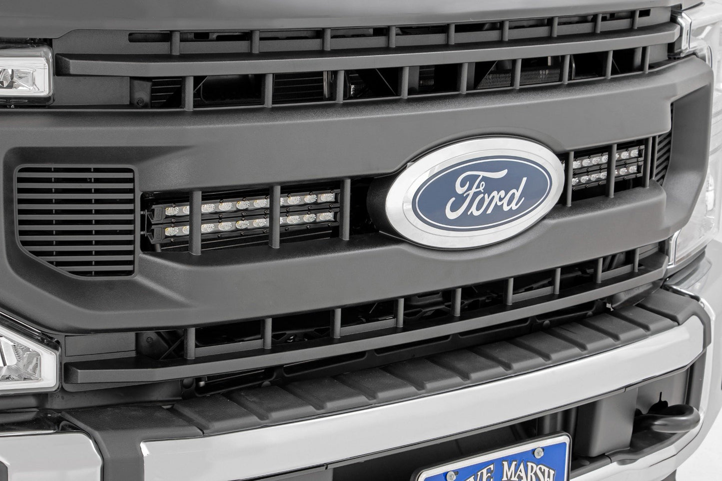 LED Light Kit | Grille Mount | 10 Inch Black | Slimline | Ford F-250 Super Duty (20-22) - Off Road Canada