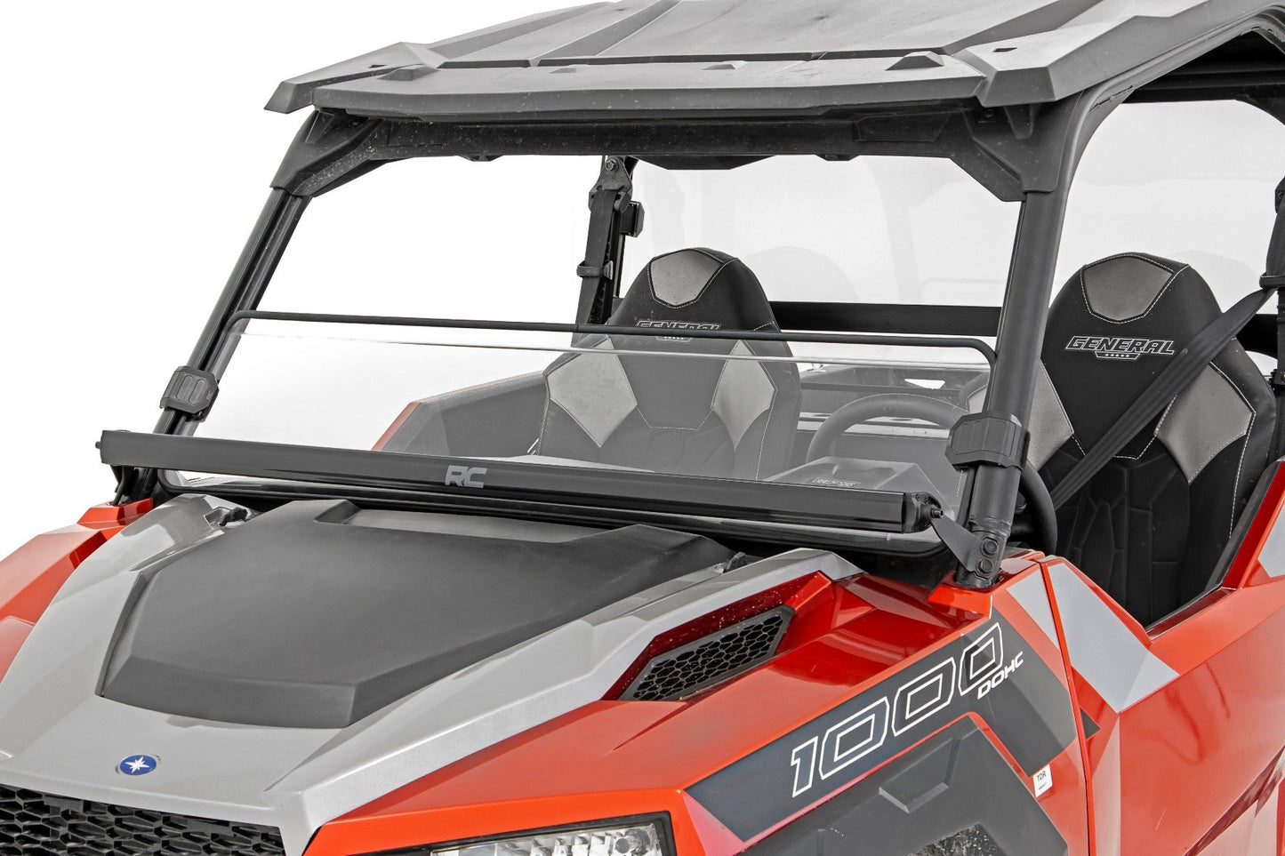 Half Windshield | Scratch Resistant | Polaris General/General XP 1000 - Off Road Canada