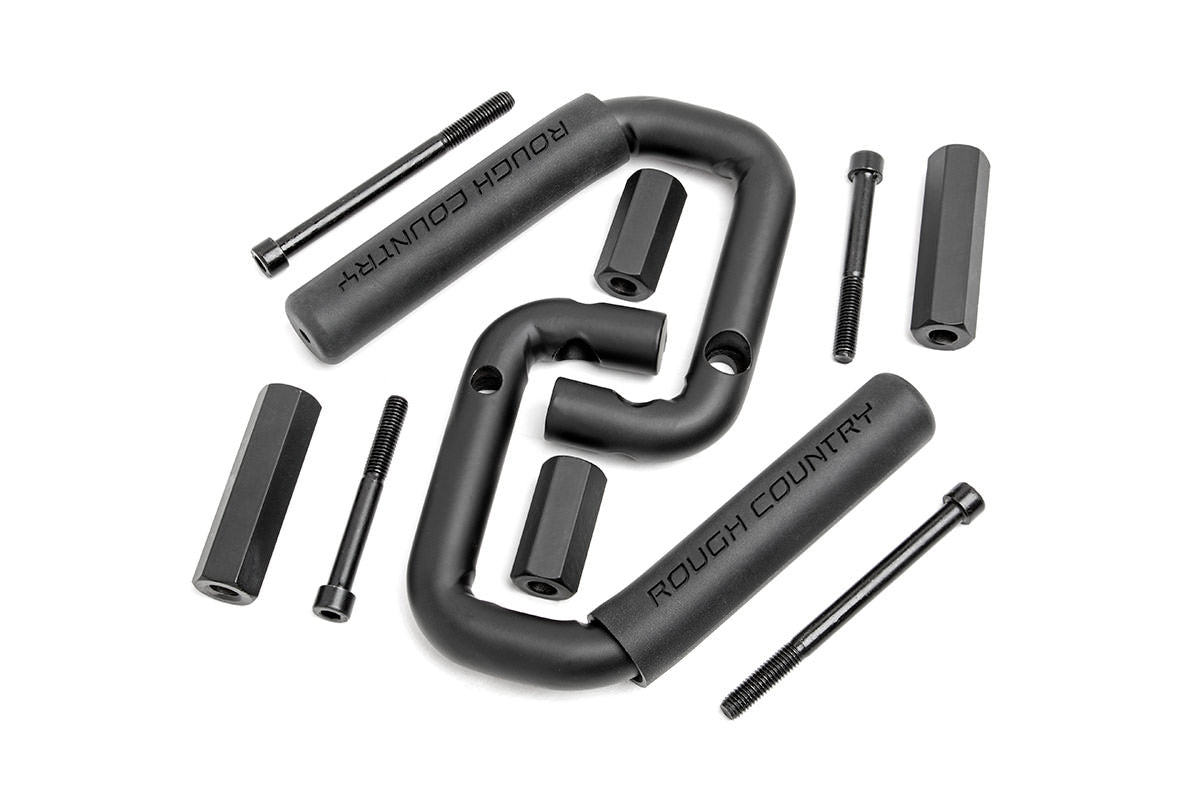 Grab Handles | Steel | Front | Black | Jeep Wrangler JK (2007-2018) - Off Road Canada