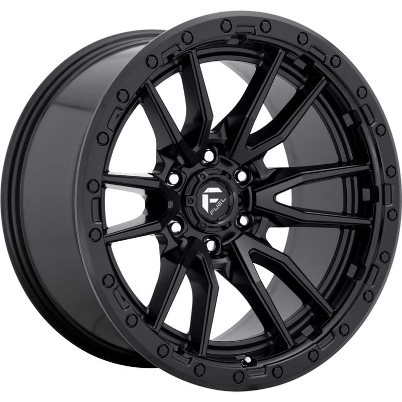 Fuel Rebel Wheel | Matte Black | 20x9 | 6x5.5 |+1mm - Off Road Canada