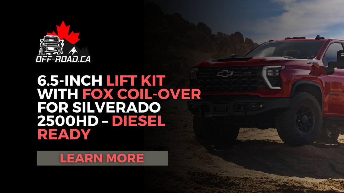 6.5-Inch Lift Kit with FOX Coil-Over for Silverado 2500HD – Diesel Ready