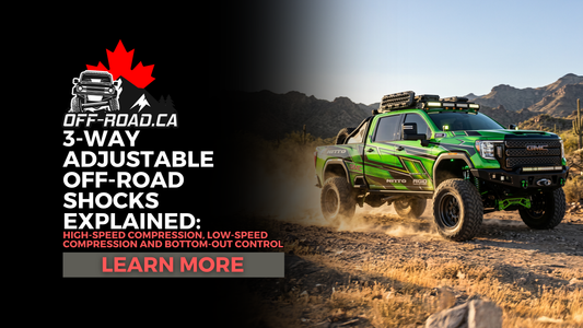 3-Way Adjustable Off-Road Shocks Explained: High-Speed Compression, Low-Speed Compression and Bottom-Out Control