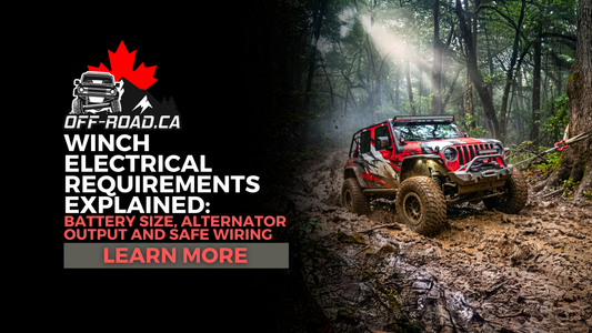 Winch Electrical Requirements Explained: Battery Size, Alternator Output and Safe Wiring