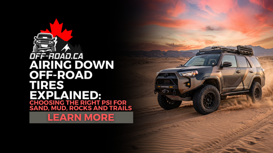 Airing Down Off-Road Tires Explained: Choosing the Right PSI for Sand, Mud, Rocks and Trails