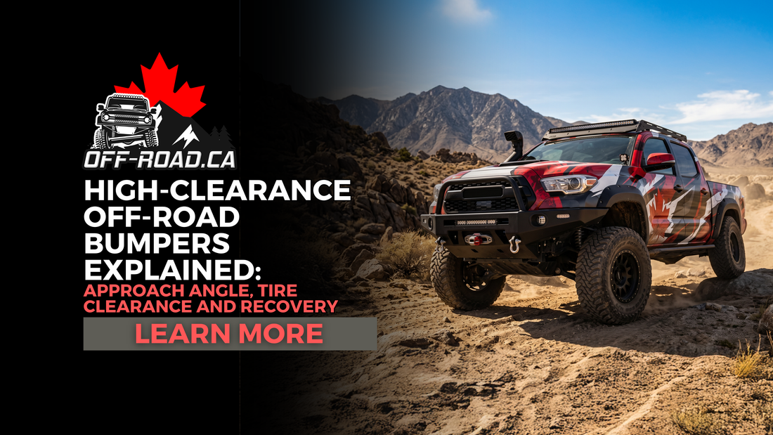 High-Clearance Off-Road Bumpers Explained: Approach Angle, Tire Clearance and Recovery
