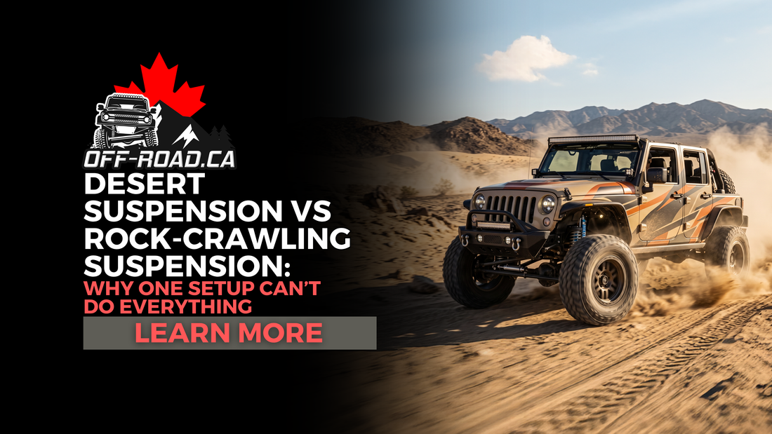Desert Suspension vs Rock-Crawling Suspension: Why One Setup Can’t Do Everything