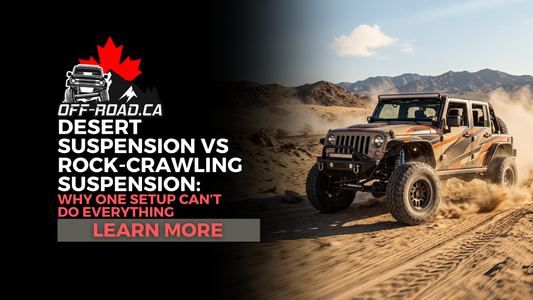 Desert Suspension vs Rock-Crawling Suspension: Why One Setup Can’t Do Everything