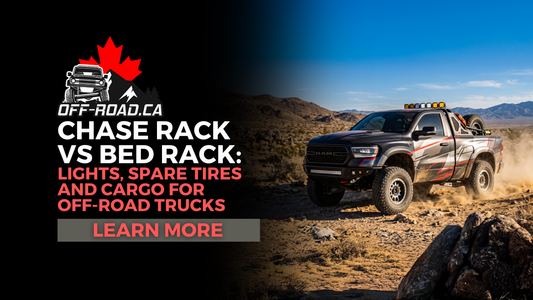Chase Rack vs Bed Rack: Lights, Spare Tires and Cargo for Off-Road Trucks