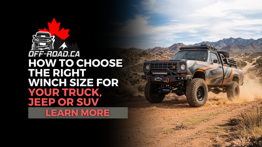How to Choose the Right Winch Size for Your Truck, Jeep or SUV