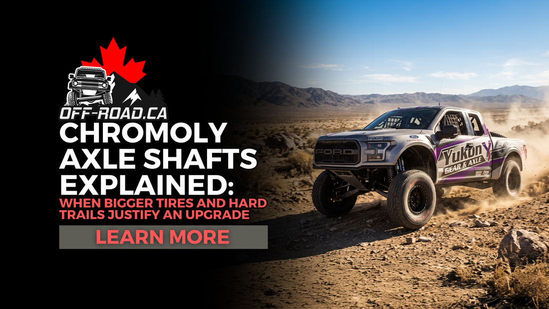 Chromoly Axle Shafts Explained: When Bigger Tires and Hard Trails Justify an Upgrade