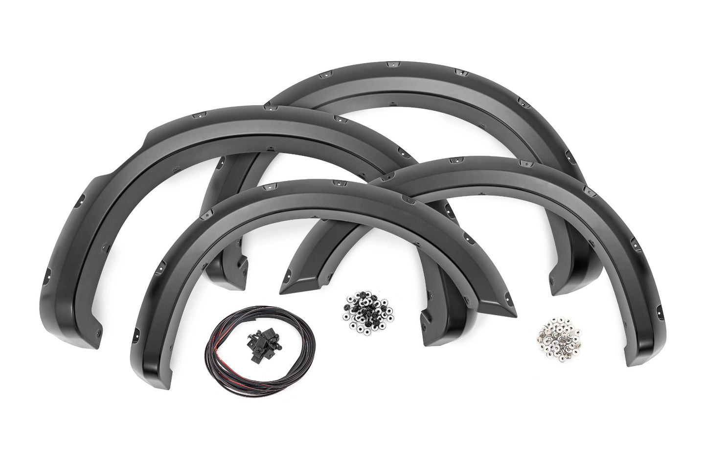 Traditional Pocket Fender Flares | Crew | K23 Brilliant Silver | W/O Emblem | Nissan Titan (17-23)