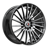 SPEC-1 RACING SP-68BM Gloss Black Machined 18x8 5x114.3/5x120 Wheels | Offset: 38 | Backspace: 6 | Bore: 73.1