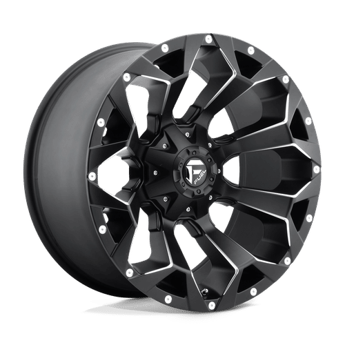 Fuel D546 MATTE BLACK MILLED 20x9 8x165.1 Wheels | Offset: 1 | Backspace: 5.04 | Bore: 125.1