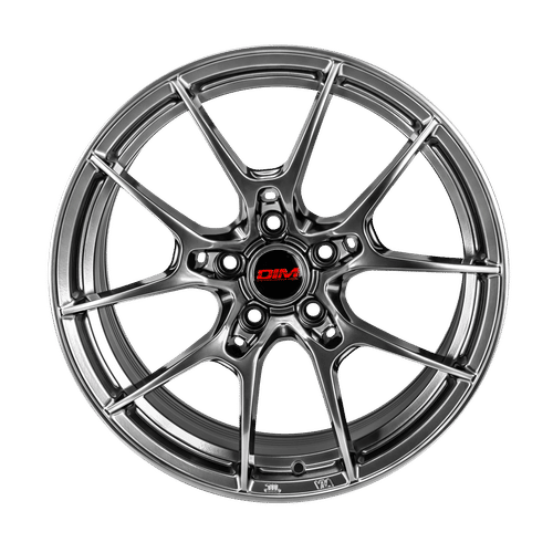 DIM WC001 HYBER BLACK / GREY SILVER LIP Grey Silver Lip 18x8 5x112 Wheels | Offset: 30 | Backspace: nan | Bore: nan