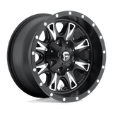 Fuel D513 MATTE BLACK MILLED 17x9 6x135/6x139.7 Wheels | Offset: 1 | Backspace: 5.04 | Bore: 106.1