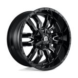 Fuel D595 GLOSS BLACK MILLED 22x10 8x170 Wheels | Offset: 10 | Backspace: 5.89 | Bore: 125.1