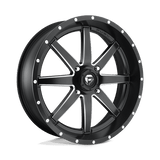 Fuel D538 MATTE BLACK MILLED 22x7 4x137 Wheels | Offset: 13 | Backspace: 4.51 | Bore: 110.1