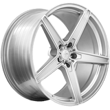 Sentali Street SS4 Hyper Silver Machined 22x10.5 5x127 Wheels | Offset: 28 | Backspace: 6.25 | Bore: 71.6