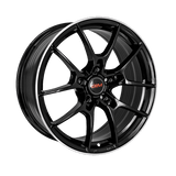 DIM WC001 BLACK SILVER LIP Black Silver Lip 17x7.5 5x112 Wheels | Offset: 35 | Backspace: nan | Bore: nan