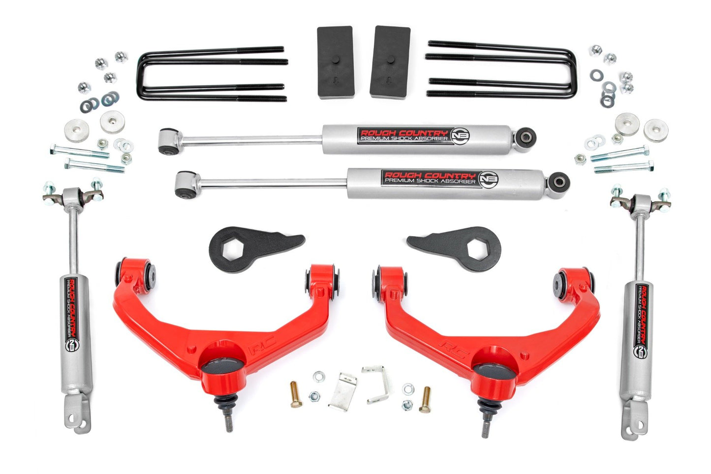 3.5 Inch Lift Kit | w/ Overloads | Chevy/GMC 2500HD/3500HD 2WD/4WD (11-19)