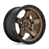 Fuel D699 MATTE BRONZE BLACK BEAD RING 17x9 5x127 Wheels | Offset: -12 | Backspace: 4.53 | Bore: 71.5