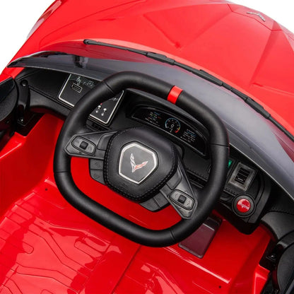 12V Chevrolet Corvette C8 1-Seater Kids Ride-On Car