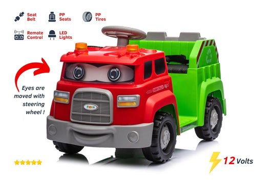 12V Freddo Dump Truck 1 Seater Ride on for Kids