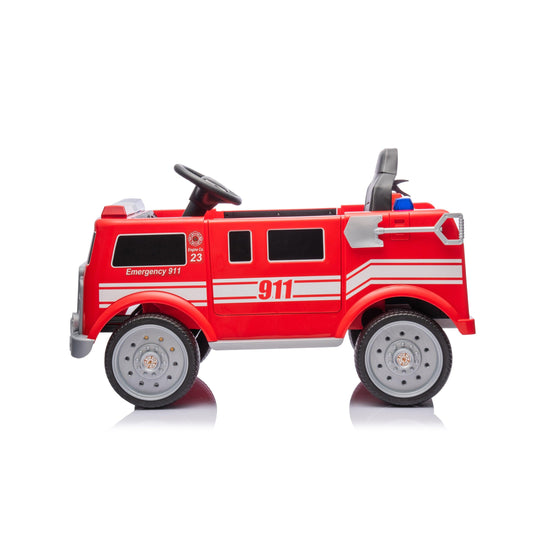 12V Freddo Firetruck 1 Seater Ride on