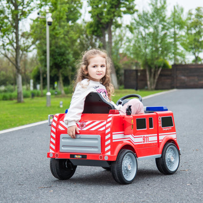 12V Freddo Firetruck 1 Seater Ride on