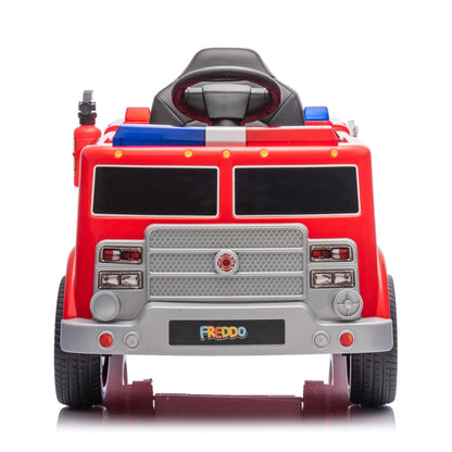 12V Freddo Firetruck 1 Seater Ride on