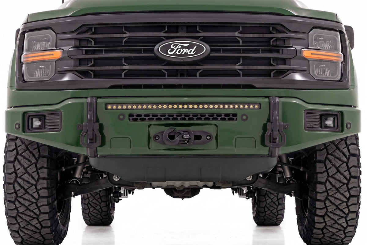 FXS Front Bumper | DB Shelter Green | EcoBoost | Ford F-150 2WD/4WD (2021-2025)
