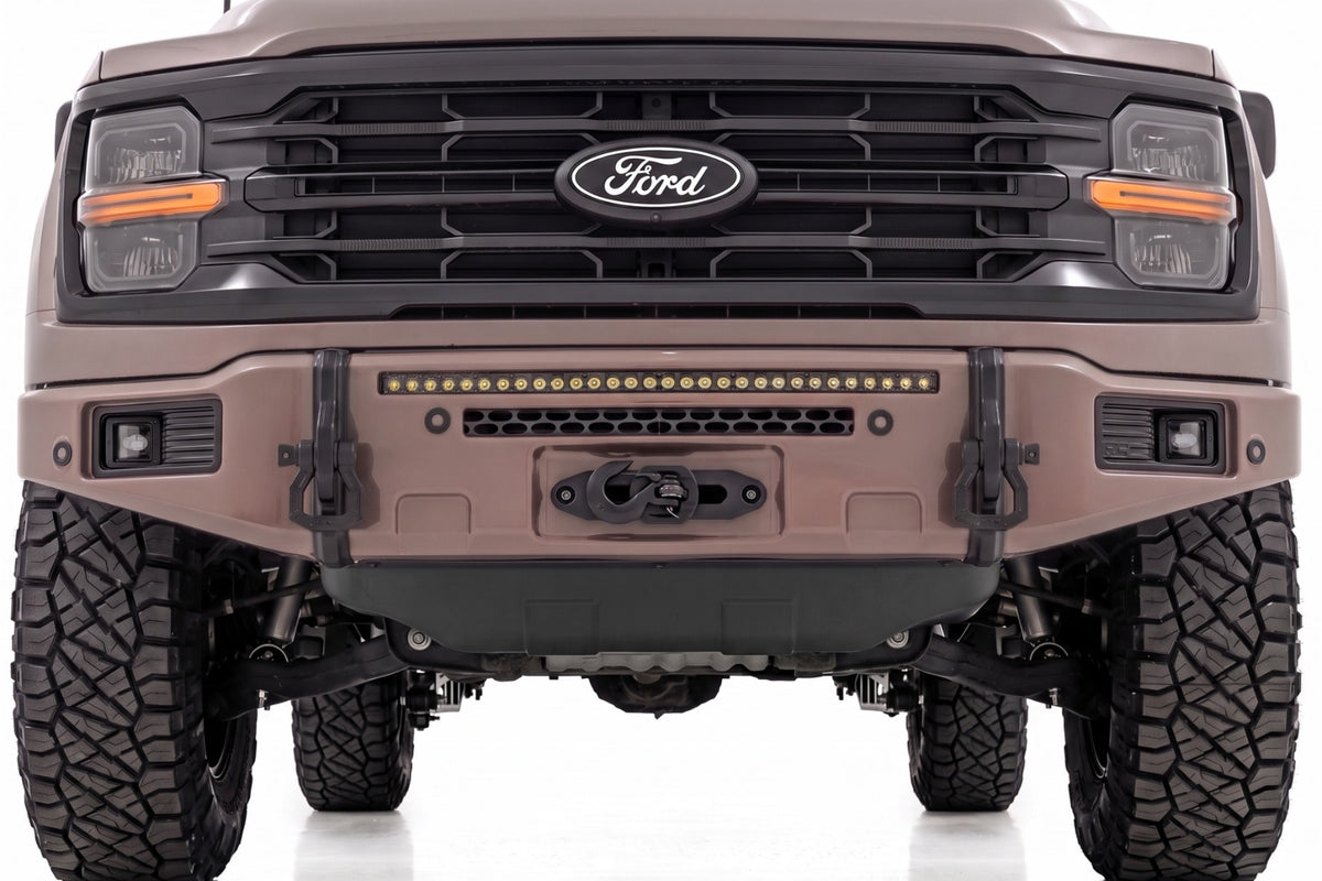 FXS Front Bumper | D1 Stone Gray | EcoBoost | Ford F-150 2WD/4WD (2021-2025)