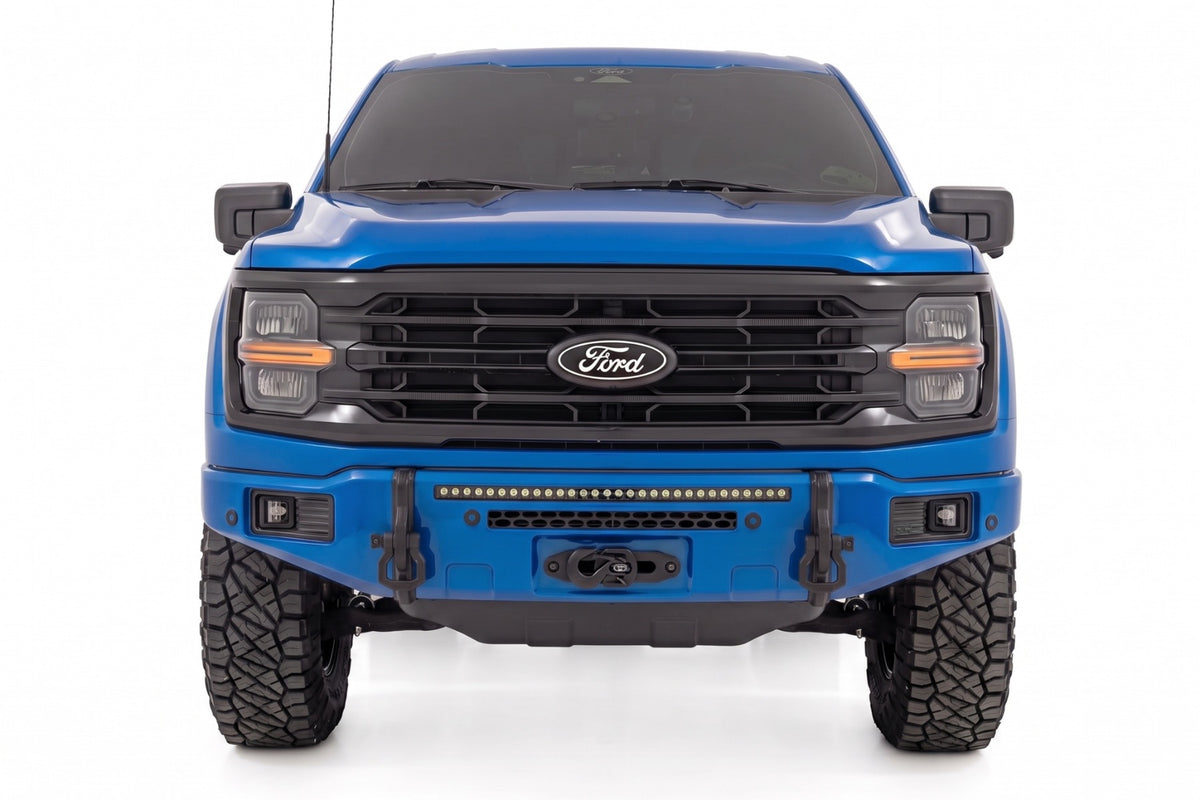 FXS Front Bumper | E7 Velocity Blue | EcoBoost | Ford F-150 2WD/4WD (2021-2025)