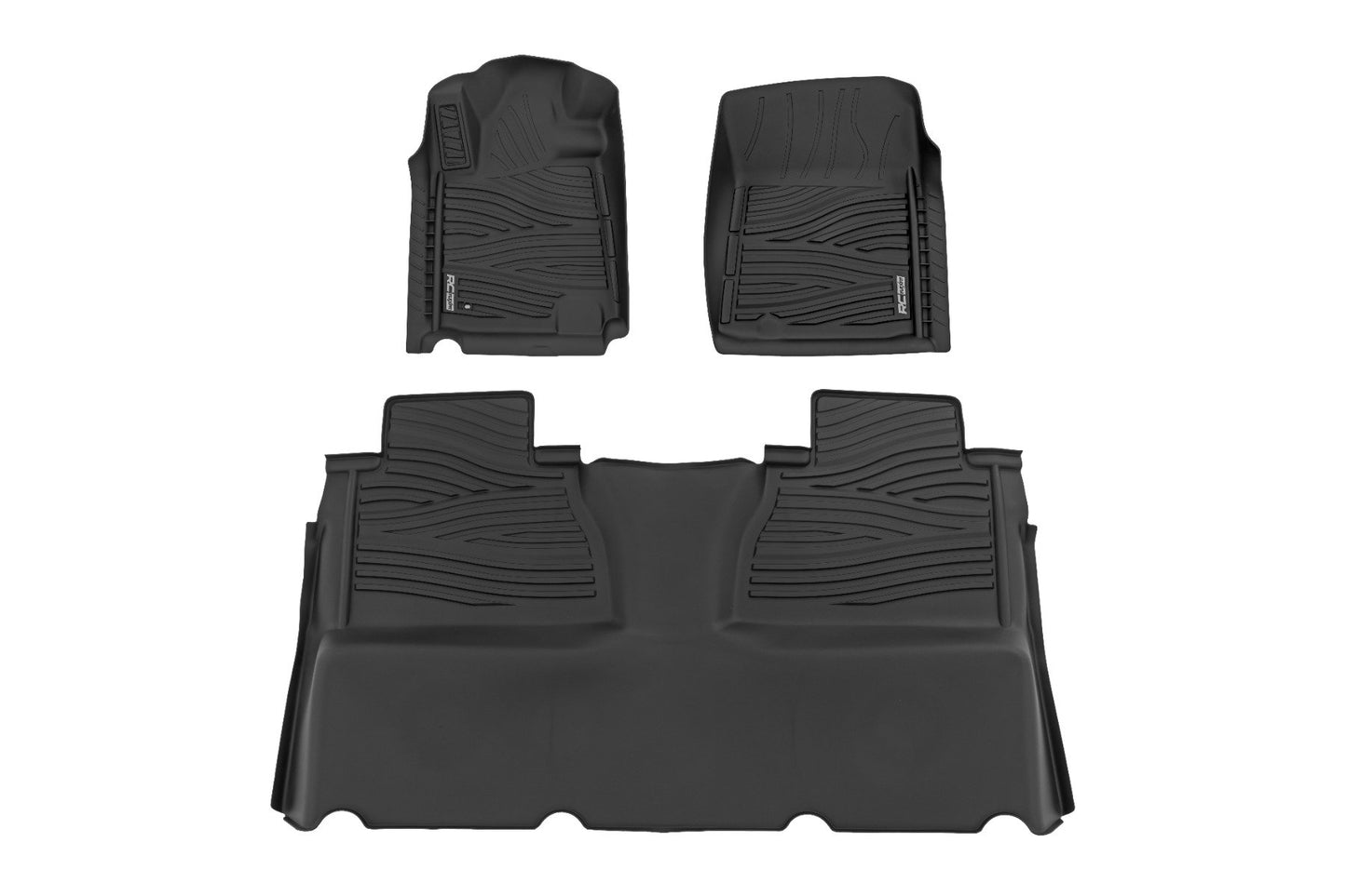 Floor Mats | FR &amp; RR | Double Cab | Toyota Tundra 2WD/4WD (2014-2021)