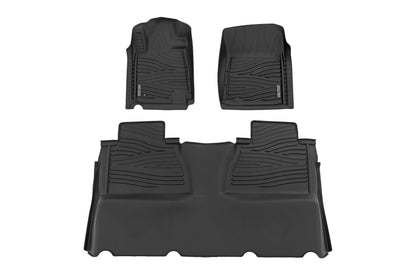 Floor Mats | FR &amp; RR | Double Cab | Toyota Tundra 2WD/4WD (2014-2021)