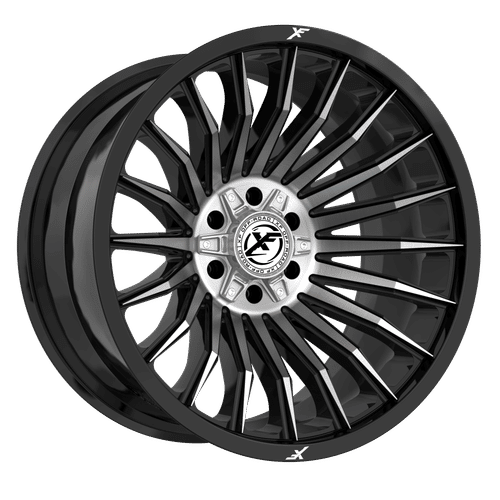 XF OFFROAD XF-231 Titanium Dark Tint 22x12 8x165.1/8x180 Wheels | Offset: -44 | Backspace: nan | Bore: 125.2