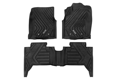 Flex-Fit Floor Mats | Front and Rear | Toyota Tacoma 2WD/4WD (2016-2023)