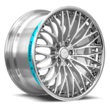 Sentali Barrel Forged SB1 Polished Lip / Hyper Silver Centre 19x10.5 5x112 Wheels | Offset: 25 | Backspace: 6.75 | Bore: 66.6