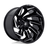 Fuel D753 GLOSS BLACK MILLED 22x12 8x170 Wheels | Offset: -44 | Backspace: 4.77 | Bore: 125.1