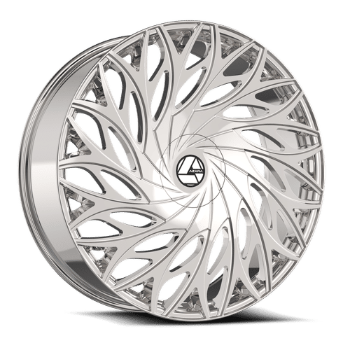 AZARA AZA-525NC Nano Chrome 22x8.5 5x112/5x114.3 Wheels | Offset: 38 | Backspace: 6.25 | Bore: 74.1